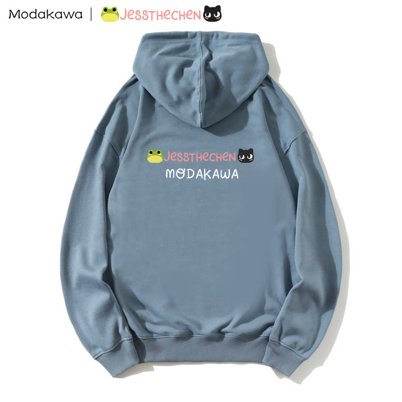 MODAKAWA X jessthechen – Lockerer Hoodie mit „Weather“-Print - image 2