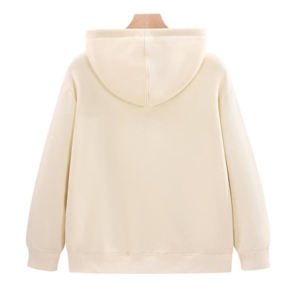 MODAKAWA X popipeko Kapuzenpullover mit Reißverschluss und Welpen-Print - image 3