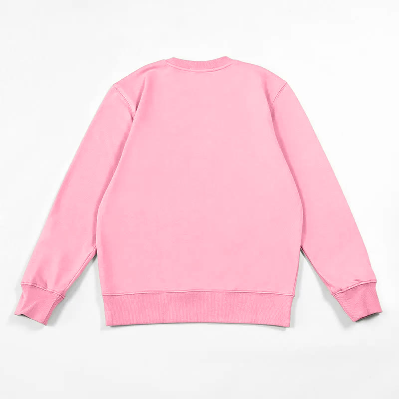 Modakawa Sweatshirt mit Rundhalsausschnitt und Katzenwelpen-Print - image 8