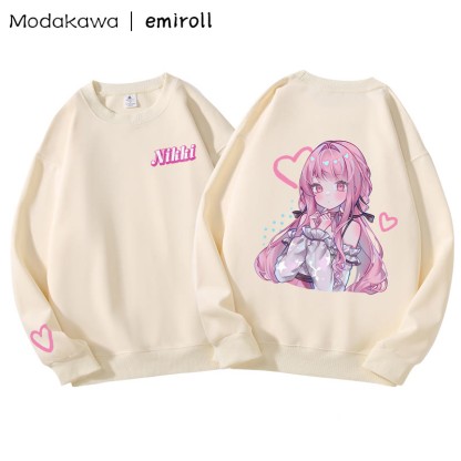 MODAKAWA X emiroll Nikki Print Rundhals-Sweatshirt - image 1