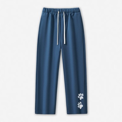 Freizeithose mit Pfotenabdruck - Dark Blue - 5XL - image 2