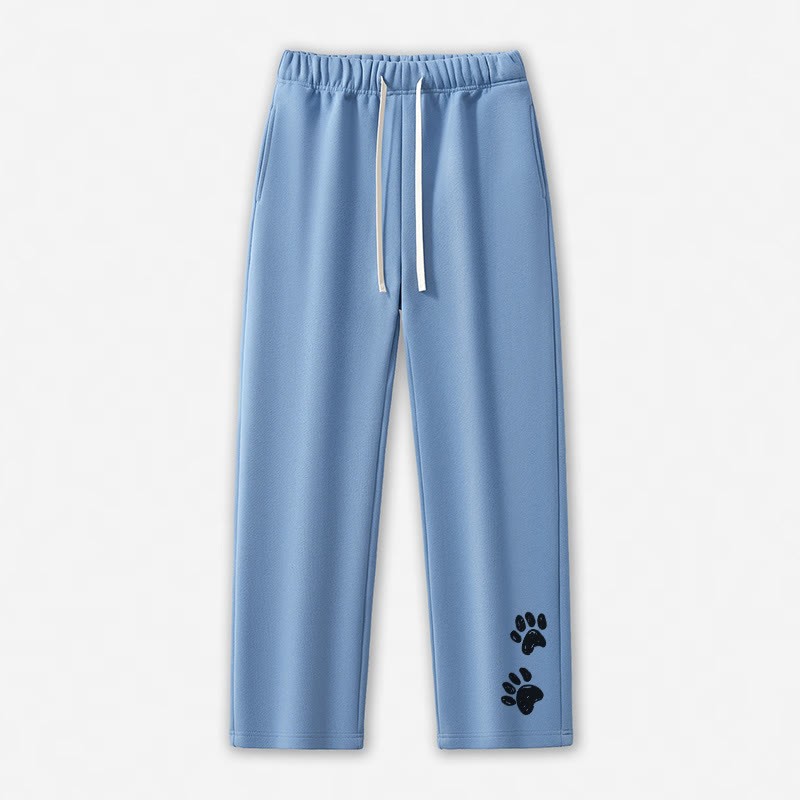 Freizeithose mit Pfotenabdruck - Blue - 5XL - image 1