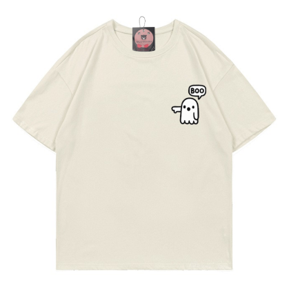 T-Shirt mit Geisterprint - Beige - 5XL - image 2