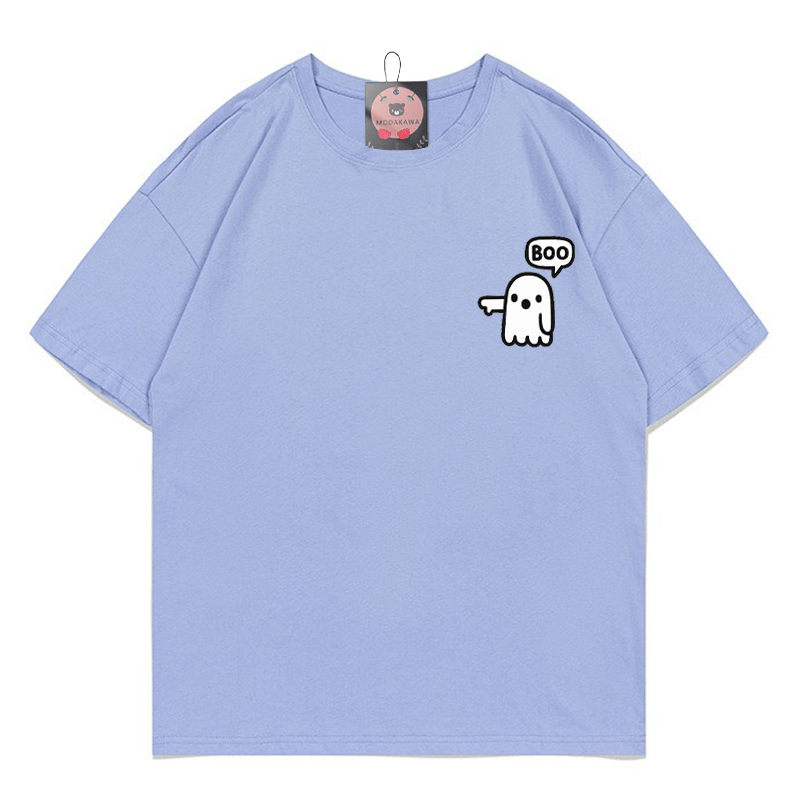 T-Shirt mit Geisterprint - Lavender Blue - 5XL - image 8