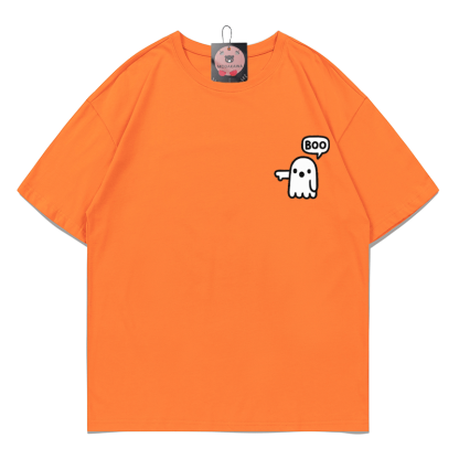 T-Shirt mit Geisterprint - Orange - 5XL - image 3