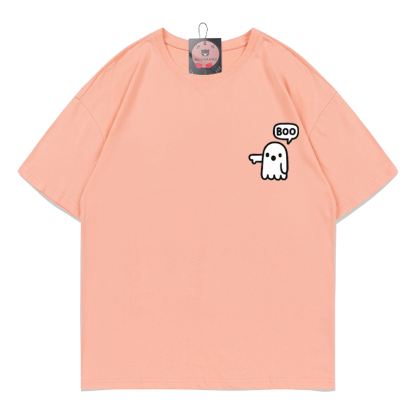 T-Shirt mit Geisterprint - Peach - 5XL - image 4