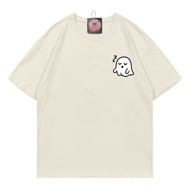 T-Shirt mit Schlafgeist-Print - Beige - 5XL - image 1