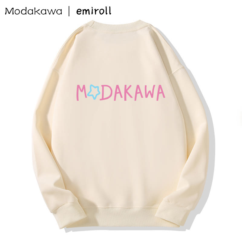 MODAKAWA X emiroll Sweatshirt mit Mädchenprint und Rundhalsausschnitt - image 2