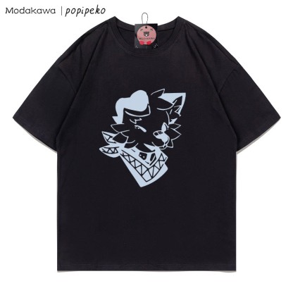 MODAKAWA X popipeko Welpenprint T-Shirt - Black - 5XL - image 4