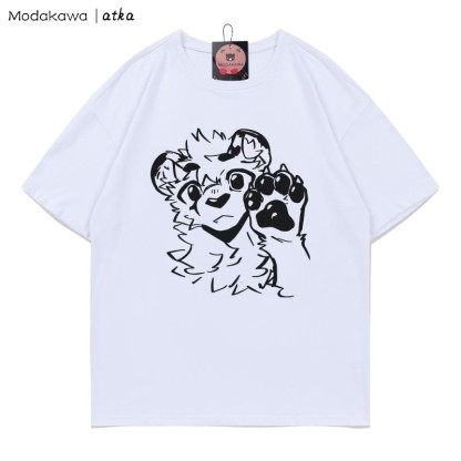 MODAKAWA X atka Tiger Paw Wave Grafik T-Shirt - White - 5XL - image 2