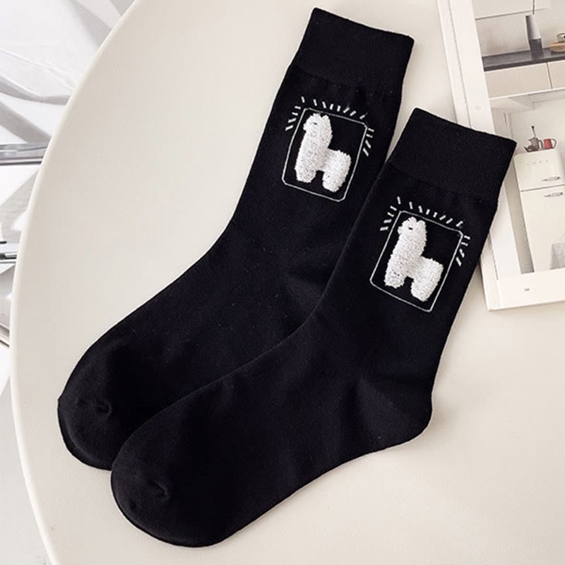 【 Kostenloses Geschenk bei Bestellungen über 80 $】Lamm-Cartoon-Wadensocken - image 4