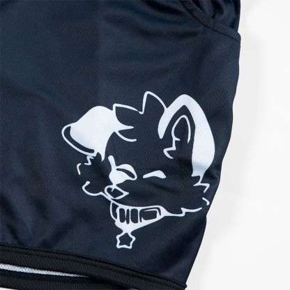 MODAKAWA X popipeko Shorts mit Farbverlauf und Welpenprint - image 4