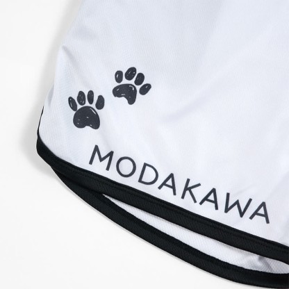 MODAKAWA X popipeko Shorts mit Farbverlauf und Welpenprint - image 2