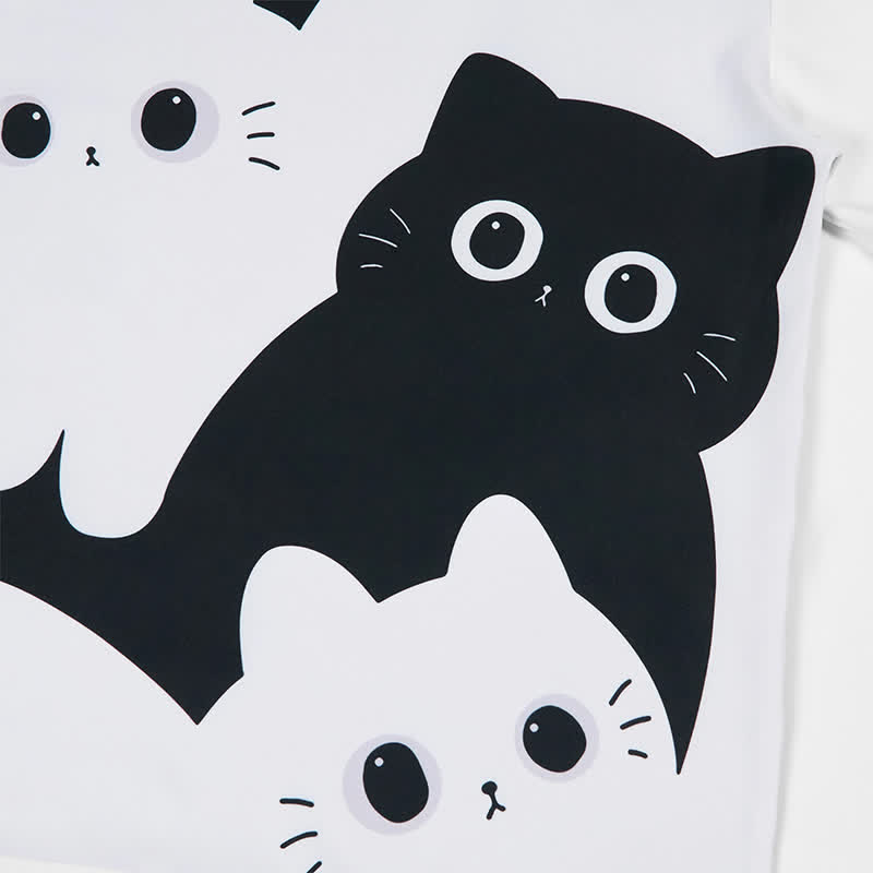 Modakawa-T-Shirt mit Kätzchen-Print - image 2