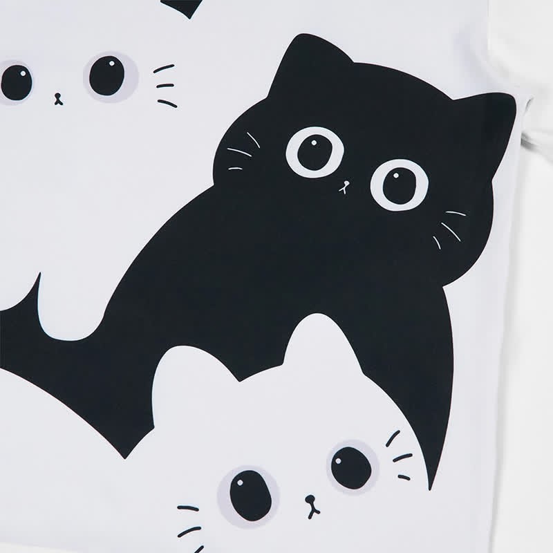 Modakawa-T-Shirt mit Kätzchen-Print - image 2