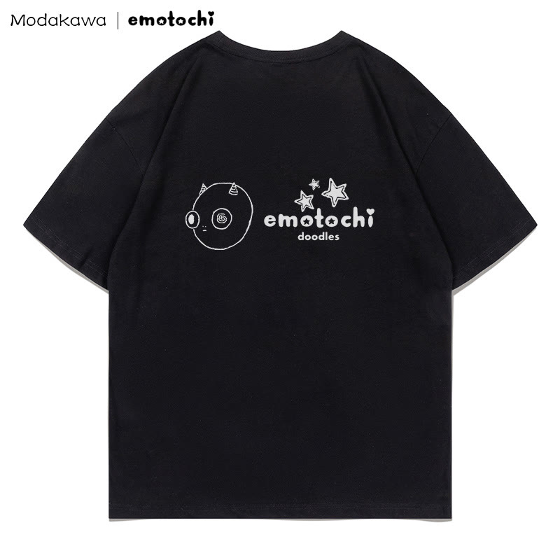 MODAKAWA X emotochi Sternenprint T-Shirt - image 2