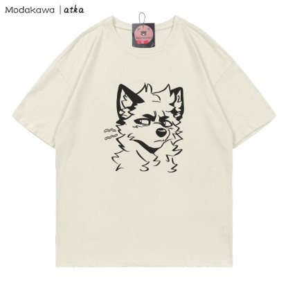 MODAKAWA X atka Cheeky Fox Grafik-T-Shirt - Beige - 5XL - image 1