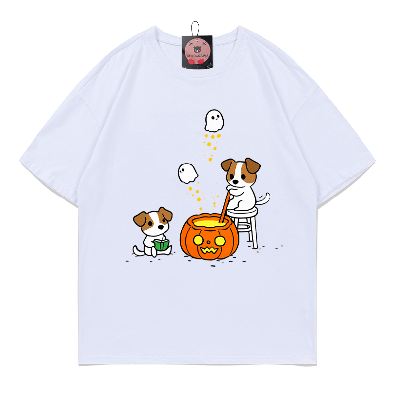 Howl-o-ween Brew Puppy Pumpkin Ghost Grafik-T-Shirt - White - 5XL - image 2