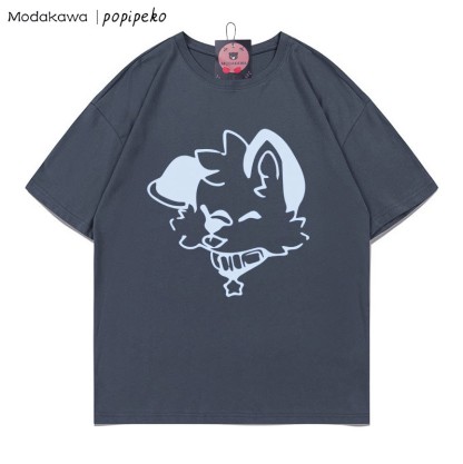 MODAKAWA X popipeko Welpenprint T-Shirt - Grey - 5XL - image 6