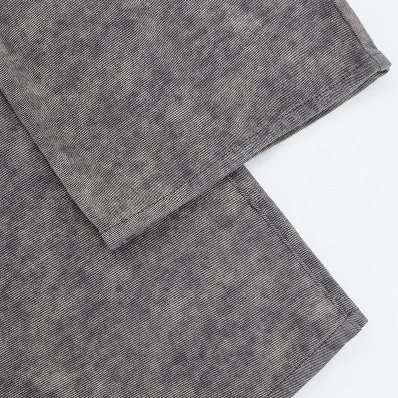 Zweiteiliger Pullover mit Kreuzstrickmuster und Hose mit weitem Bein - image 11