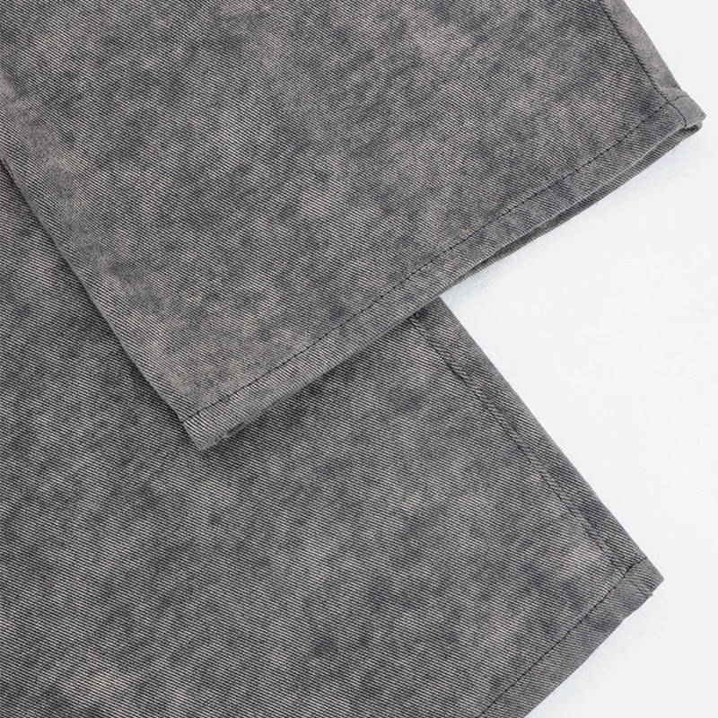 Zweiteiliger Pullover mit Kreuzstrickmuster und Hose mit weitem Bein - image 11