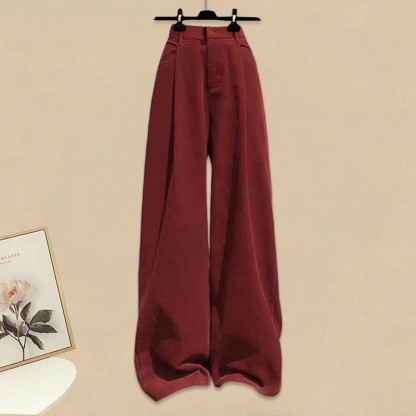 Strickpullover mit weitem Bein und Hose, zweiteilig - Hose - XL - image 3