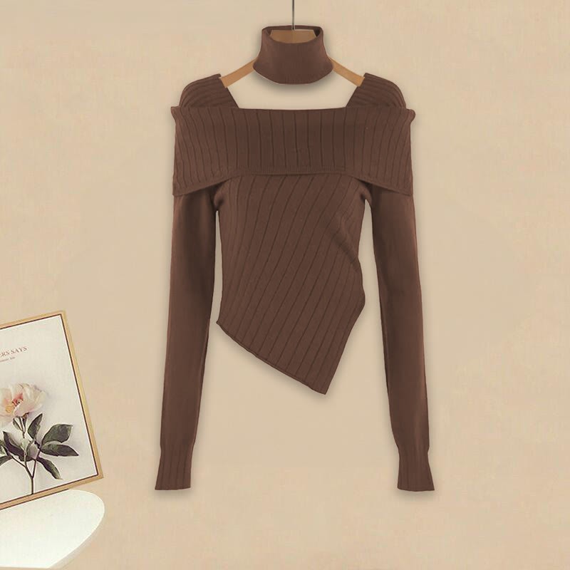 Strickpullover und passender Rock aus PU -Leder - Sweater - XL - image 2