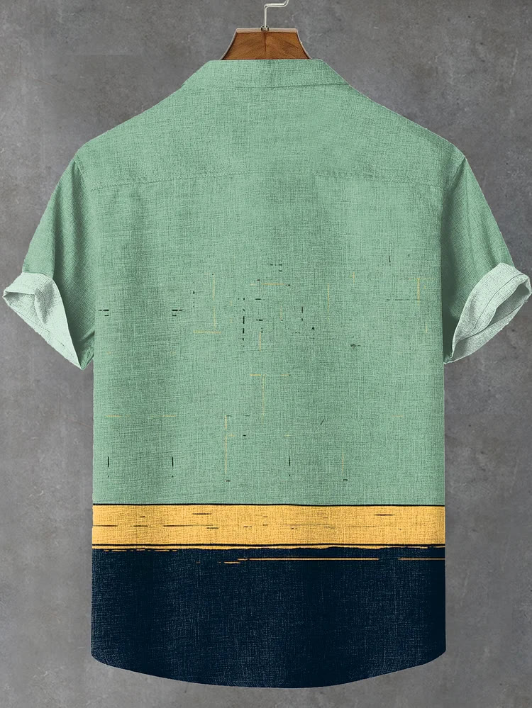 Schwarzes Katzen-Shirt mit Chilling Coffee-Kunstdruck - image 2