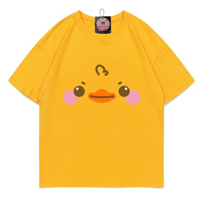T-Shirt mit Entenmuster - Yellow - 5XL - image 3
