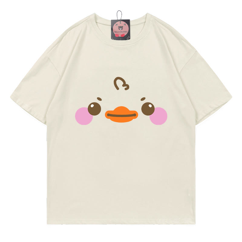 T-Shirt mit Entenmuster - Beige - 5XL - image 2