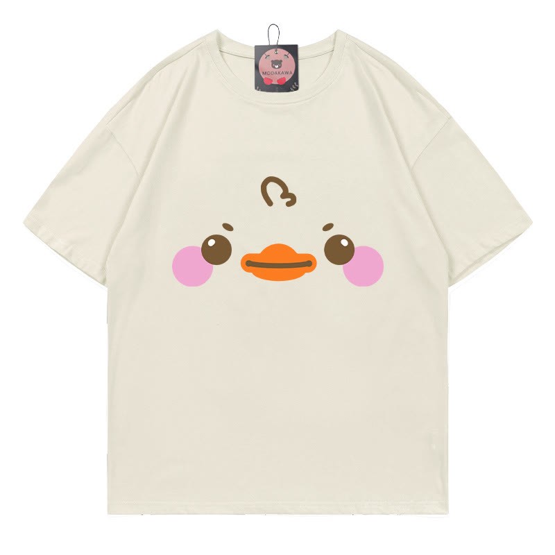 T-Shirt mit Entenmuster - Beige - 5XL - image 2
