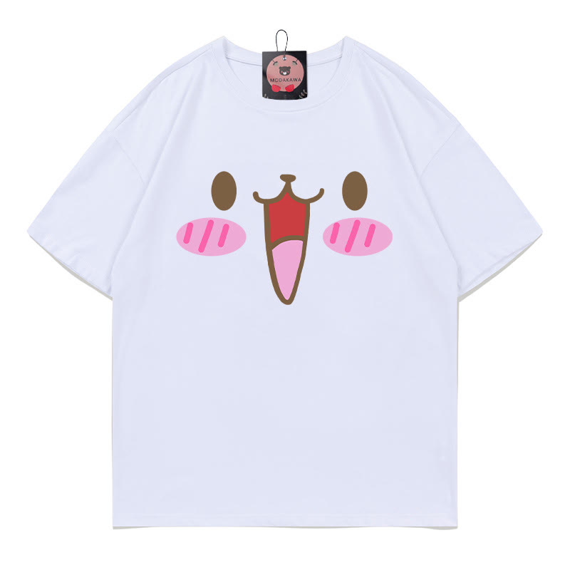T-Shirt mit Hasenmuster - White - 5XL - image 1