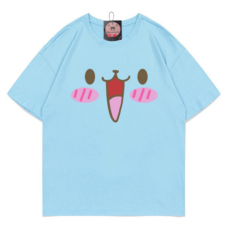 T-Shirt mit Hasenmuster - Blue - 5XL - image 3