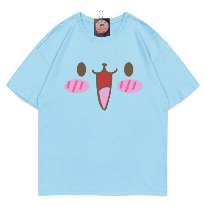 T-Shirt mit Hasenmuster - Blue - 5XL - image 3