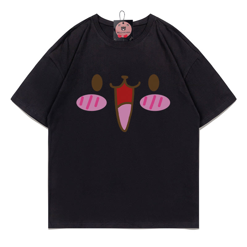 T-Shirt mit Hasenmuster - Black - 5XL - image 2