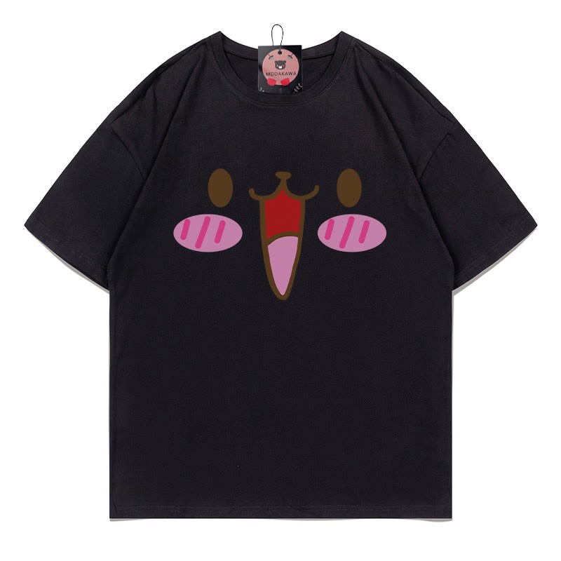 T-Shirt mit Hasenmuster - Black - 5XL - image 2