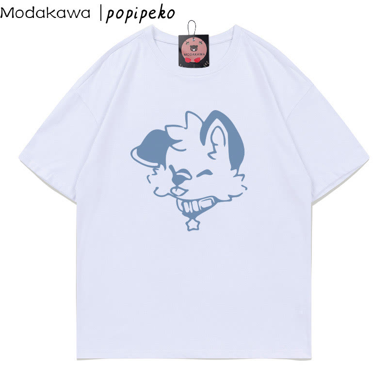 T-Shirt mit Hosenrock und Welpen-Print - T-shirt - 2XL - image 2