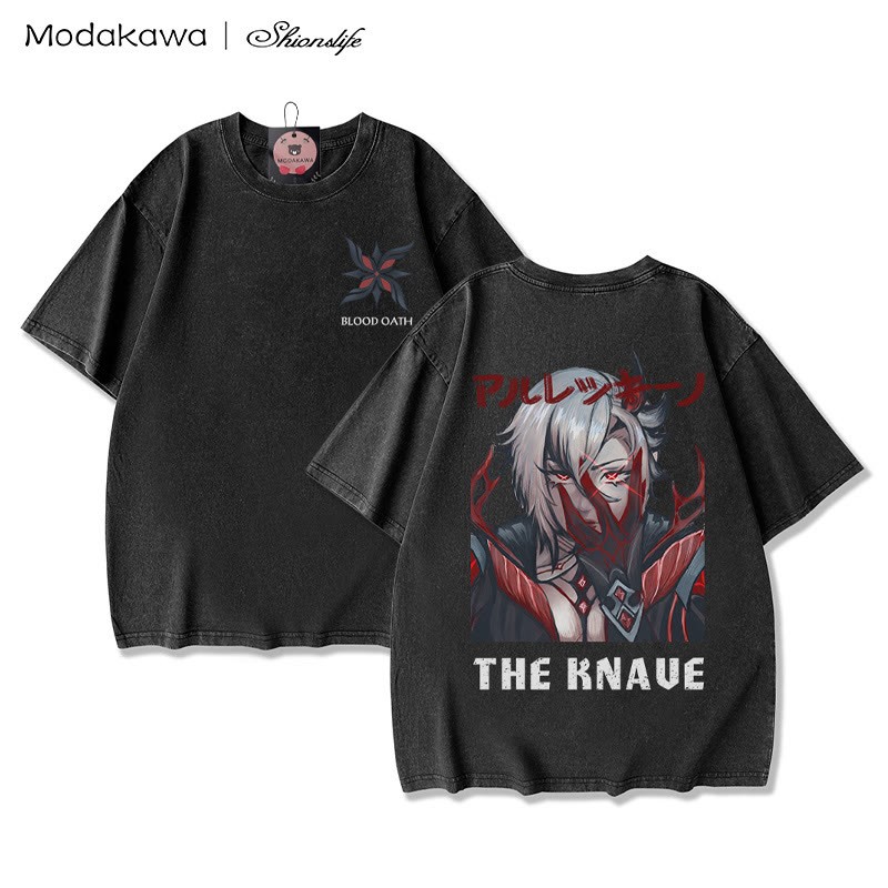 MODAKAWA X Shionslife – The Knave – Gewaschenes T-Shirt aus 100 % Baumwolle - image 1