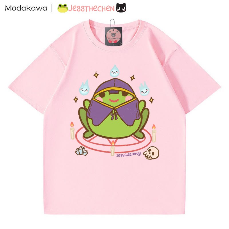 T-Shirt mit Zauberfrosch-Grafik - Rosa - 5XL - image 2