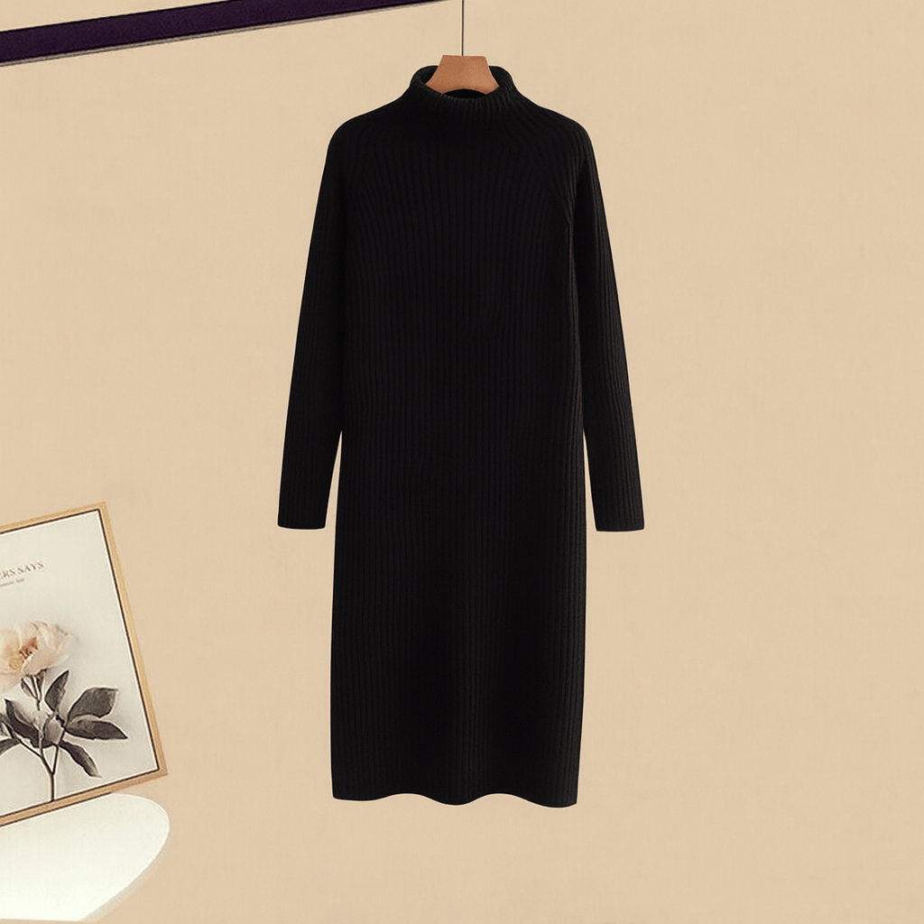 Strickcardigan-Kleid passendes Outfit - Black Dress - XL - image 6