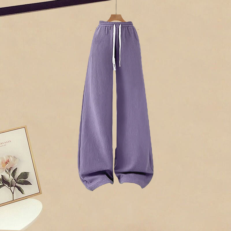 Strickpullover, lockere Hose, passendes Outfit - Pants - 3XL - image 3