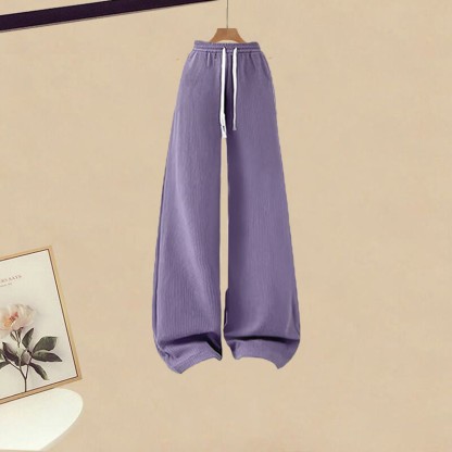 Strickpullover, lockere Hose, passendes Outfit - Pants - 3XL - image 3