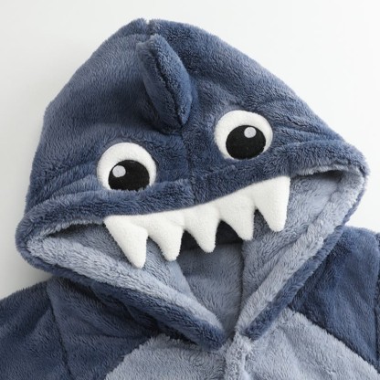 Pyjama-Set mit Kapuze und Hai-Plüsch - image 2