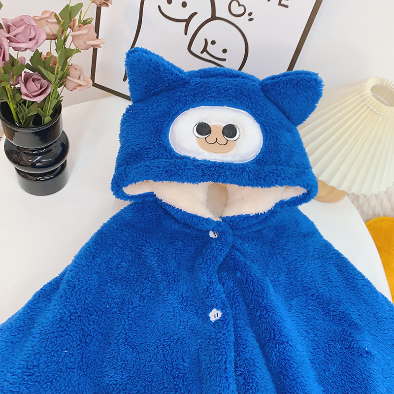 Kitty Plüsch-Pyjama mit Kapuze und Cape - image 5