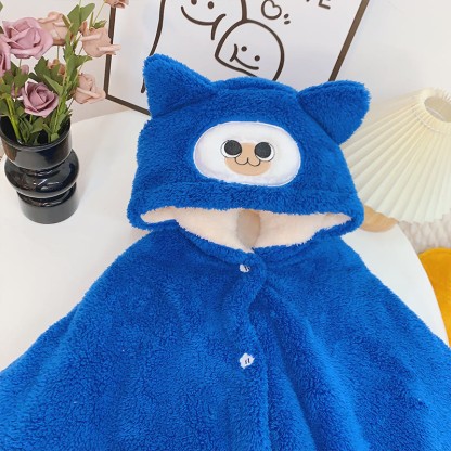 Kitty Plüsch-Pyjama mit Kapuze und Cape - image 5