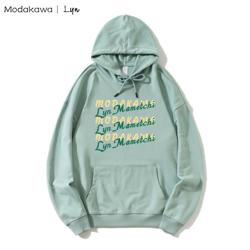 MODAKAWA X Lyn – Lockerer Hoodie mit Kitty-Man-Print „A GOOD MAN NEVER LIES“ - image 2