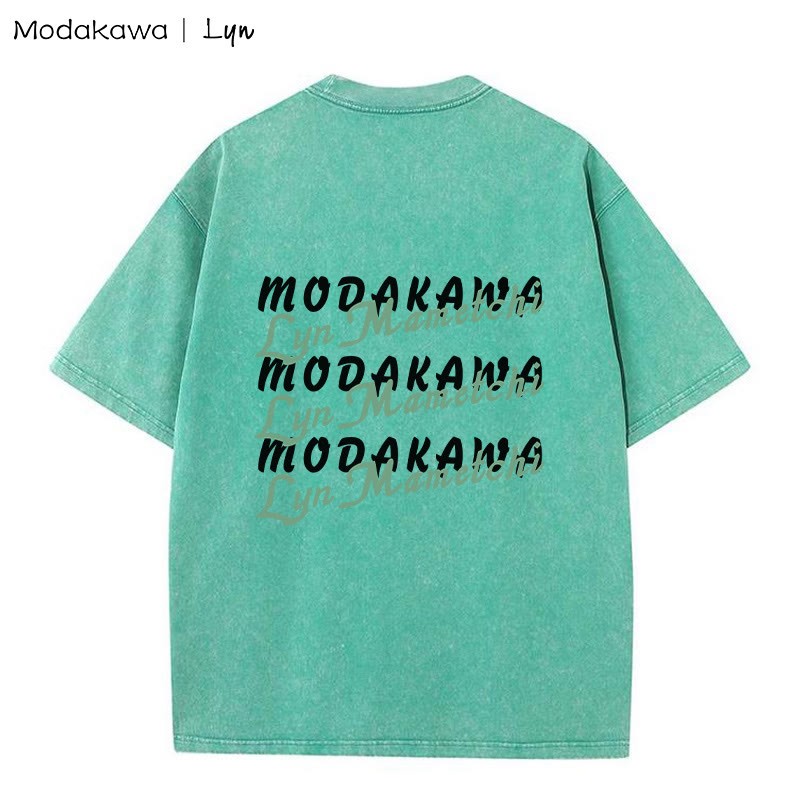 MODAKAWA X Lyn Mametchi COLLISION COURSE Unisex-T-Shirt mit Grafik und Kitty Girl-Print im Vintage-Look - image 2