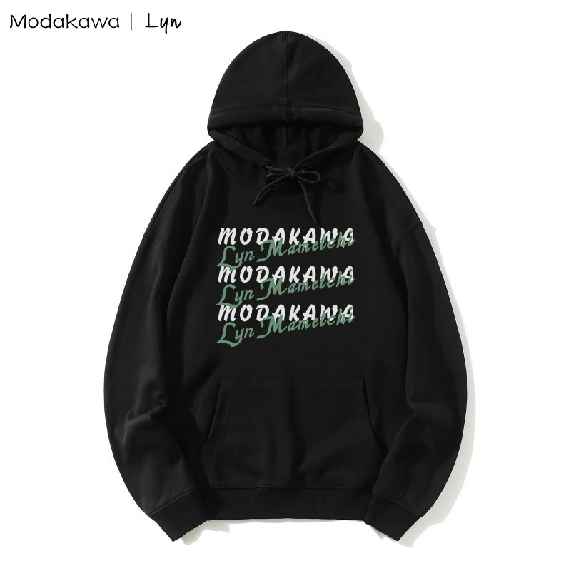 MODAKAWA X Lyn COLLISION COURSE Lockerer Hoodie mit Kitty-Girl-Print - image 2