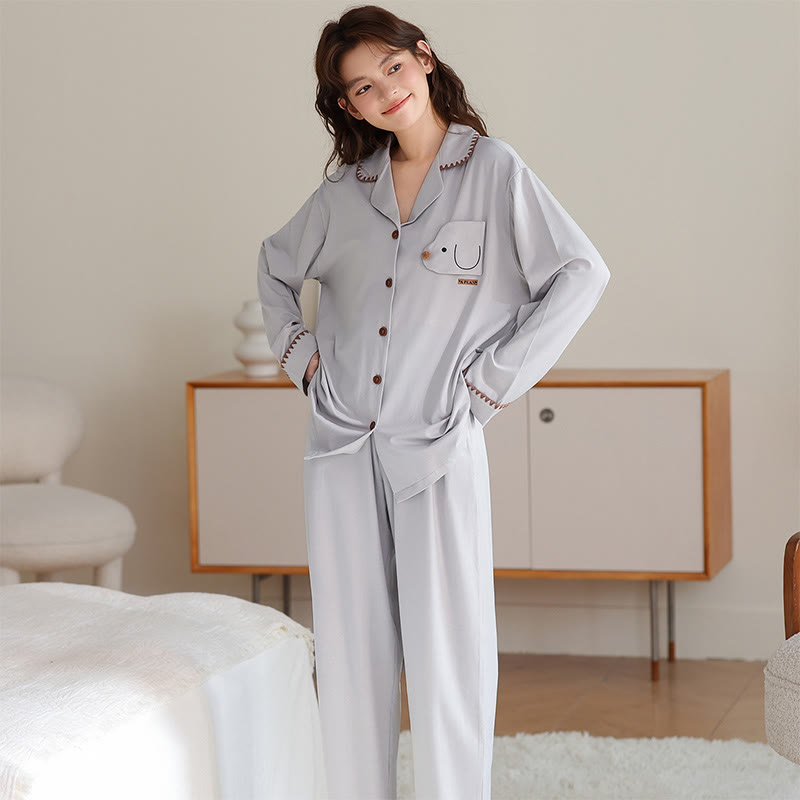 Pyjama-Set mit Welpen-Print - image 1