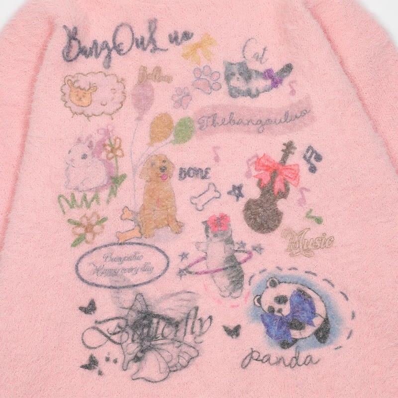 Lässiger Pullover im Graffiti-Stil - image 5